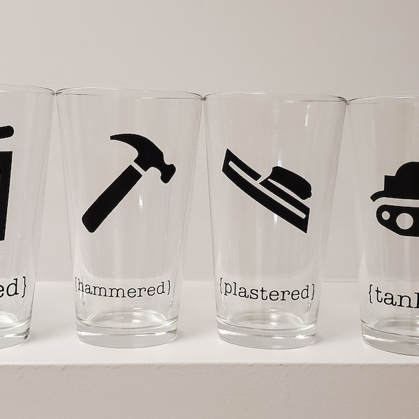 Beer Glasses Funny Etsy