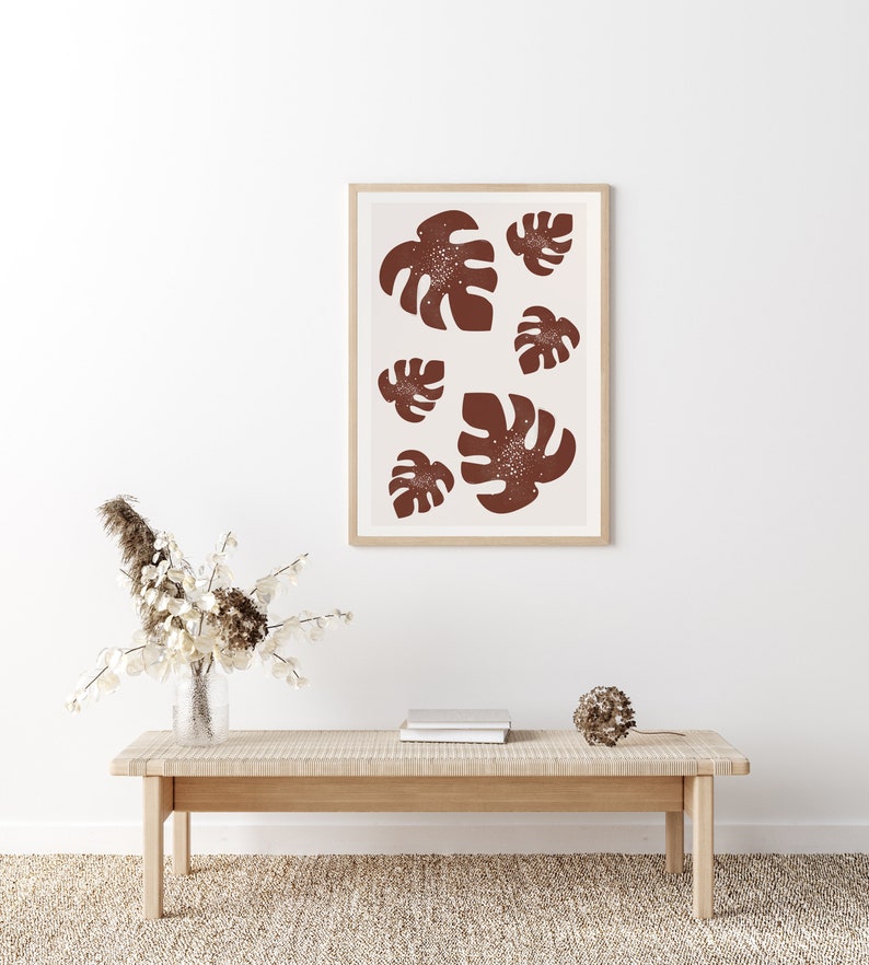 Boho Decor Minimalist Wall Decor Boho Wall Art Boho Bedroom Etsy