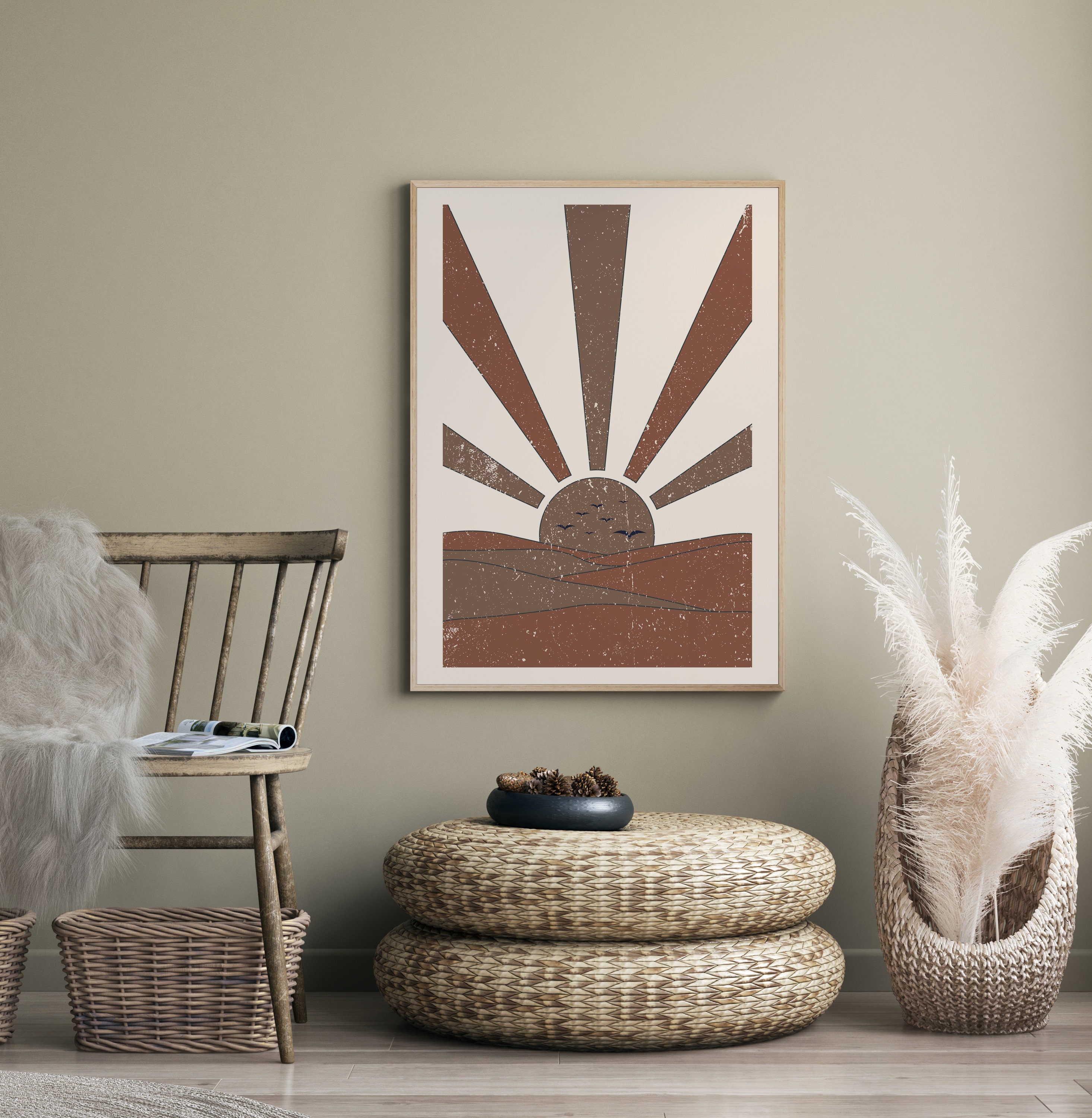 Boho Decor, Boho Bedroom Decor, Boho Art Print, Unique Home Decor, Boho ...
