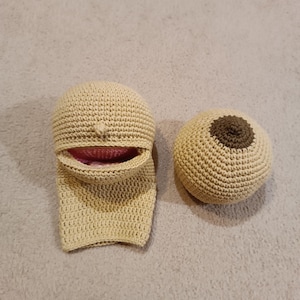 Midwife doula gift set for Breastfeeding, training lactation consultant, obstetrician student crochet set, baby puppet breast demonstration