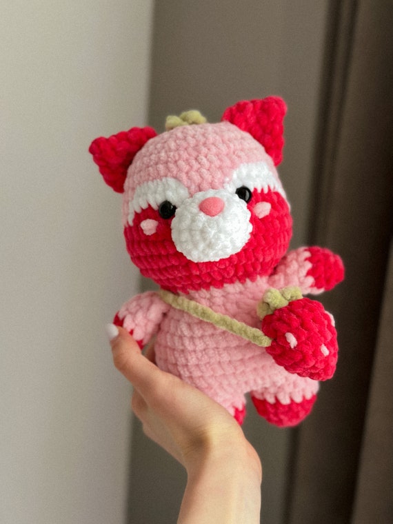 Miniature Crochet Handmade Raccoon Stuffed Animal – Adorable