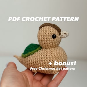 Jumbo Mallard Crochet Pattern NO SEW Beginner Friendly Amigurumi Stuffed  Animal PDF Download 