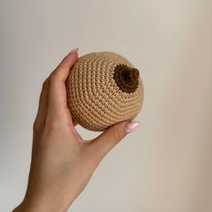 Midwife doula gift for Breastfeeding, training lactation consultant, obstetrician student crochet set, breast demonstration breast models image 6