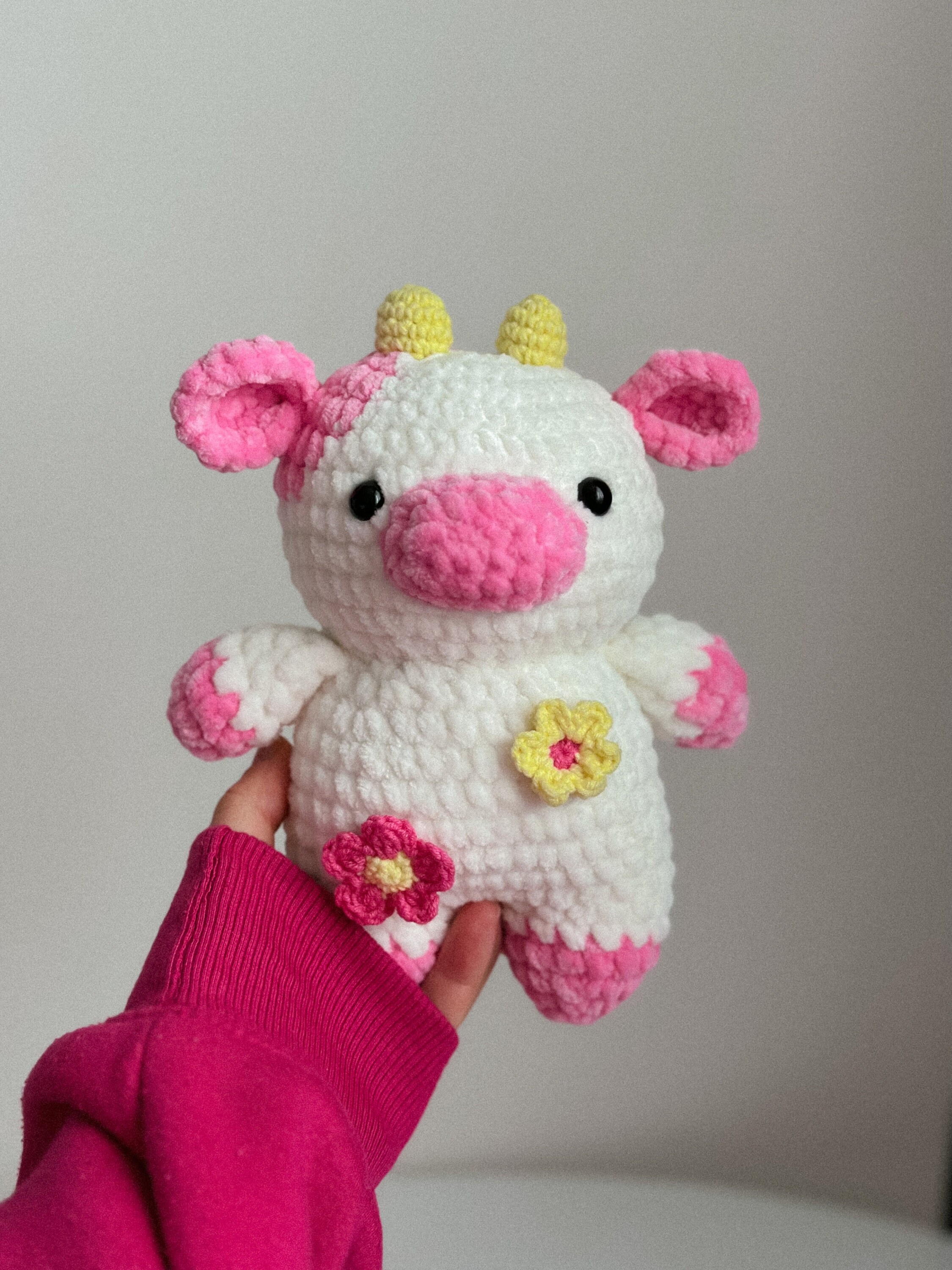 Milk Cow Crochet Plush Stuffed Toy, Crochet Animal, Happy Farm, Custom  Color, - Shop MagictoysBY Kids' Toys - Pinkoi