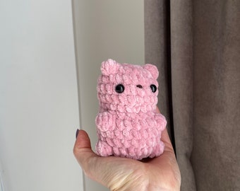 Crochet Gummy Bear toy, Crochet Mini Bear Plushie, Sweet chewy bear toy, custom gummy bear plush