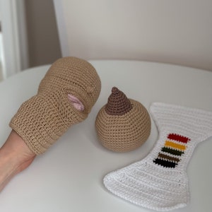 Midwife doula gift set for Breastfeeding, training lactation consultant, obstetrician student crochet set, baby puppet breast demonstration