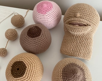 Ensemble cadeau doula sage-femme pour l'allaitement, conseillère en lactation de formation, ensemble de crochet pour étudiante en obstétrique, démonstration de poitrine de marionnette pour bébé