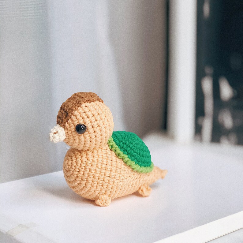 Crochet Turtleduck Amigurumi Turtle Duck Handmade Toy Turtle Etsy