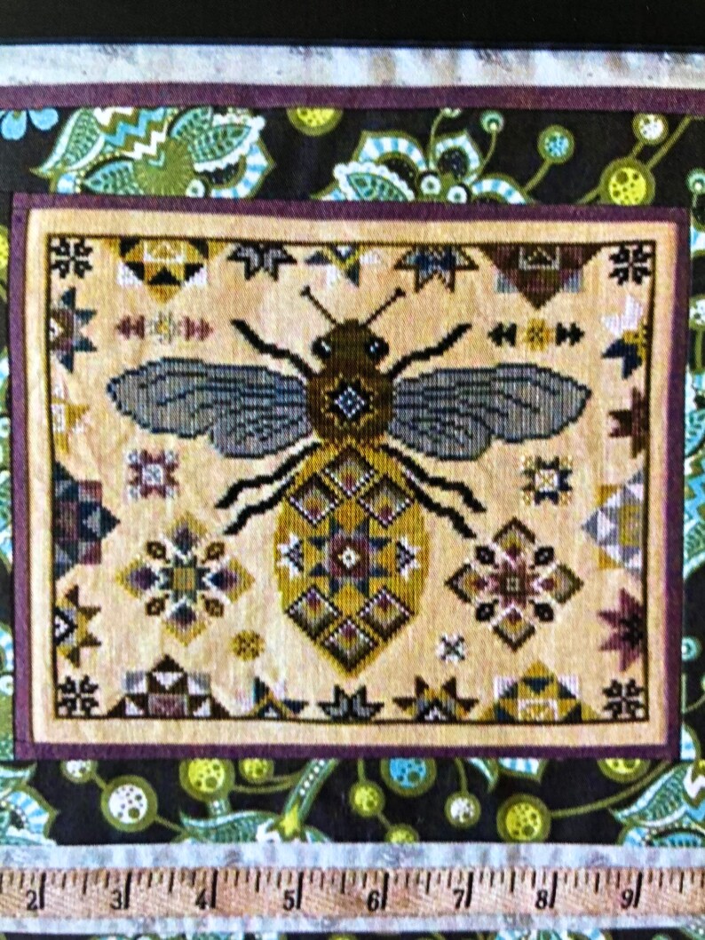 Quilting Bee The Blue Flower Counted Cross Stitch Cross Etsy