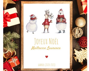 Joyeux Noel Poster Etsy Joyeux Noel Poster Etsy