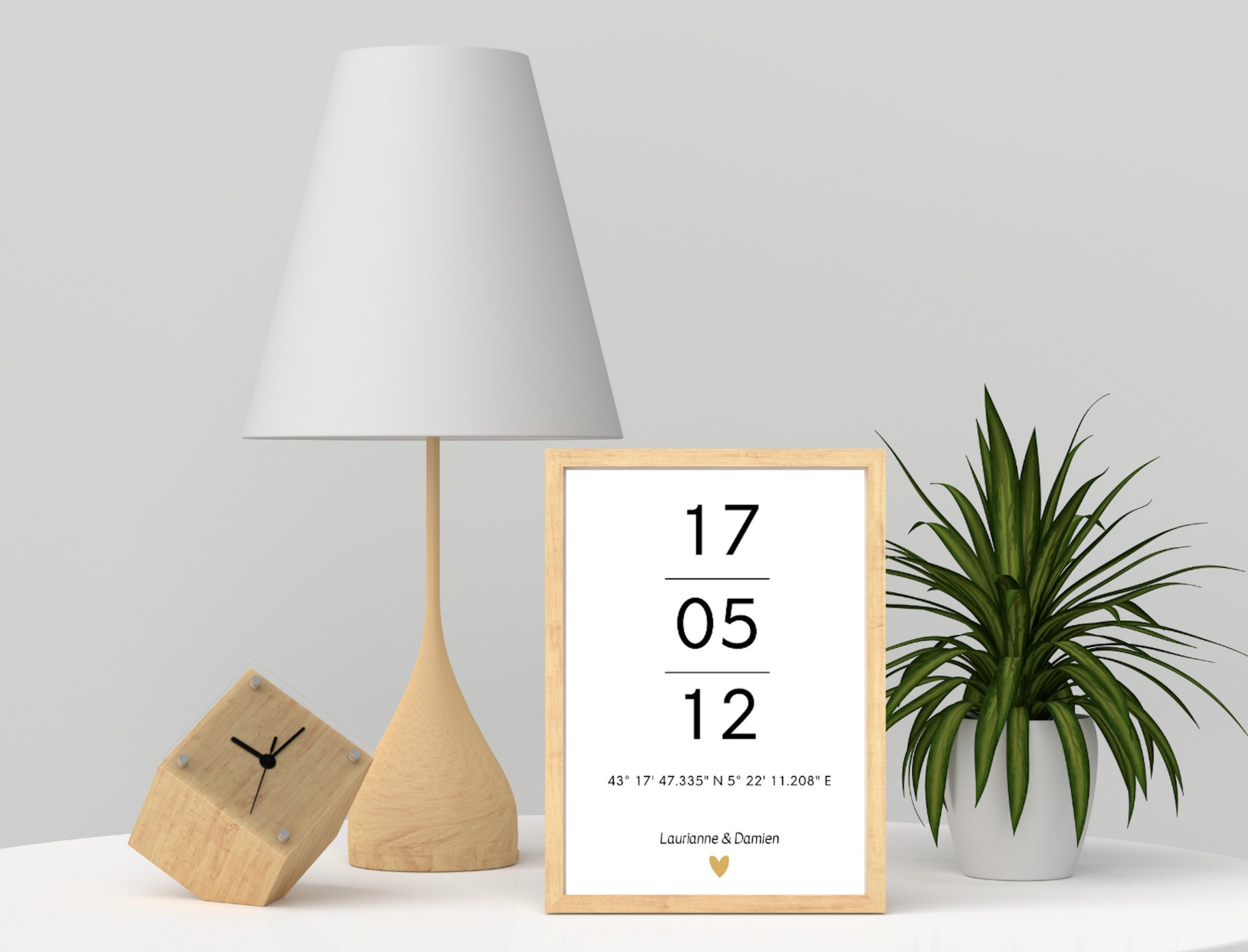 Affiche Date Couple+ Coordonnées