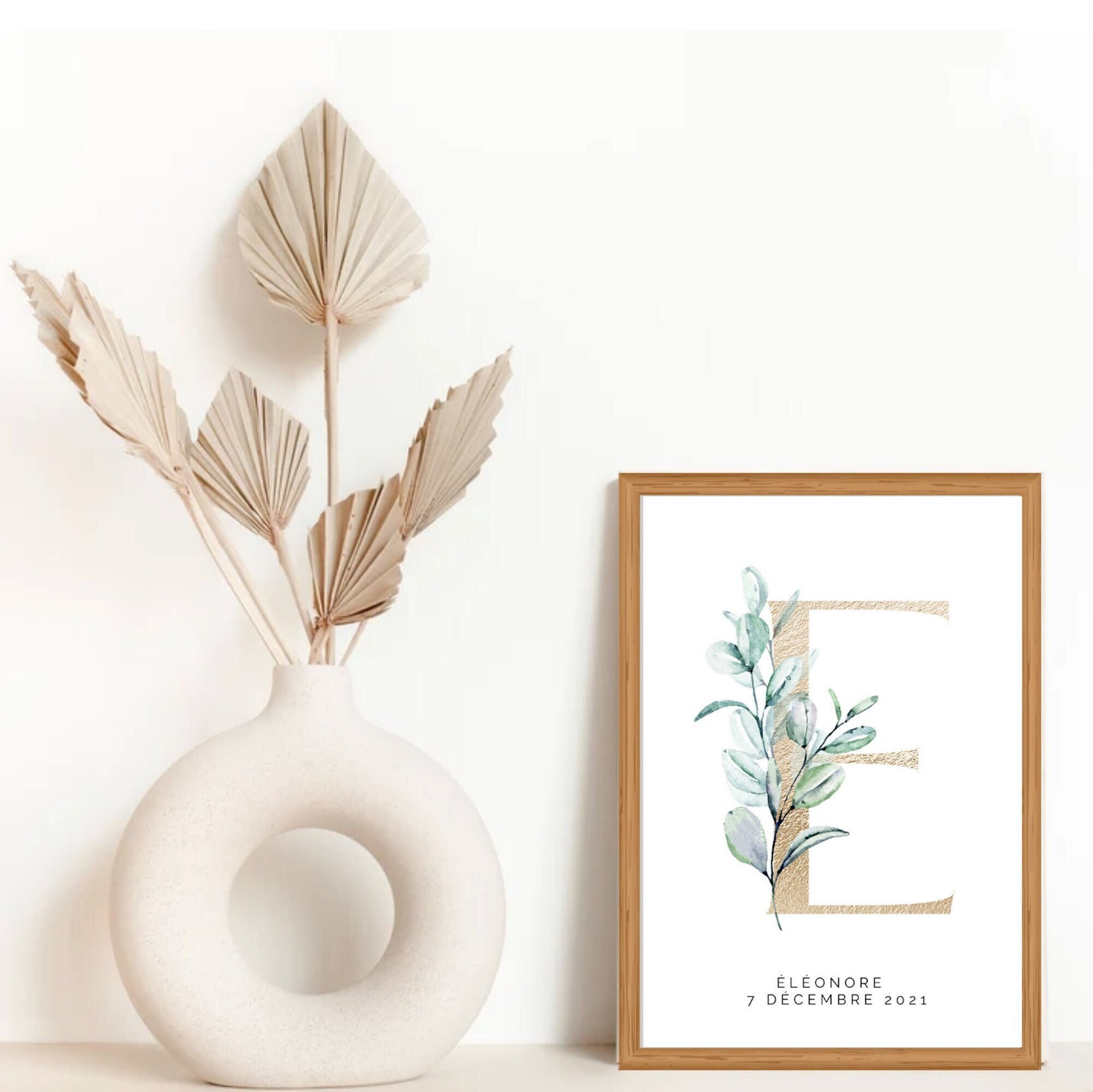 Affiche Initiale & Branche Olivier