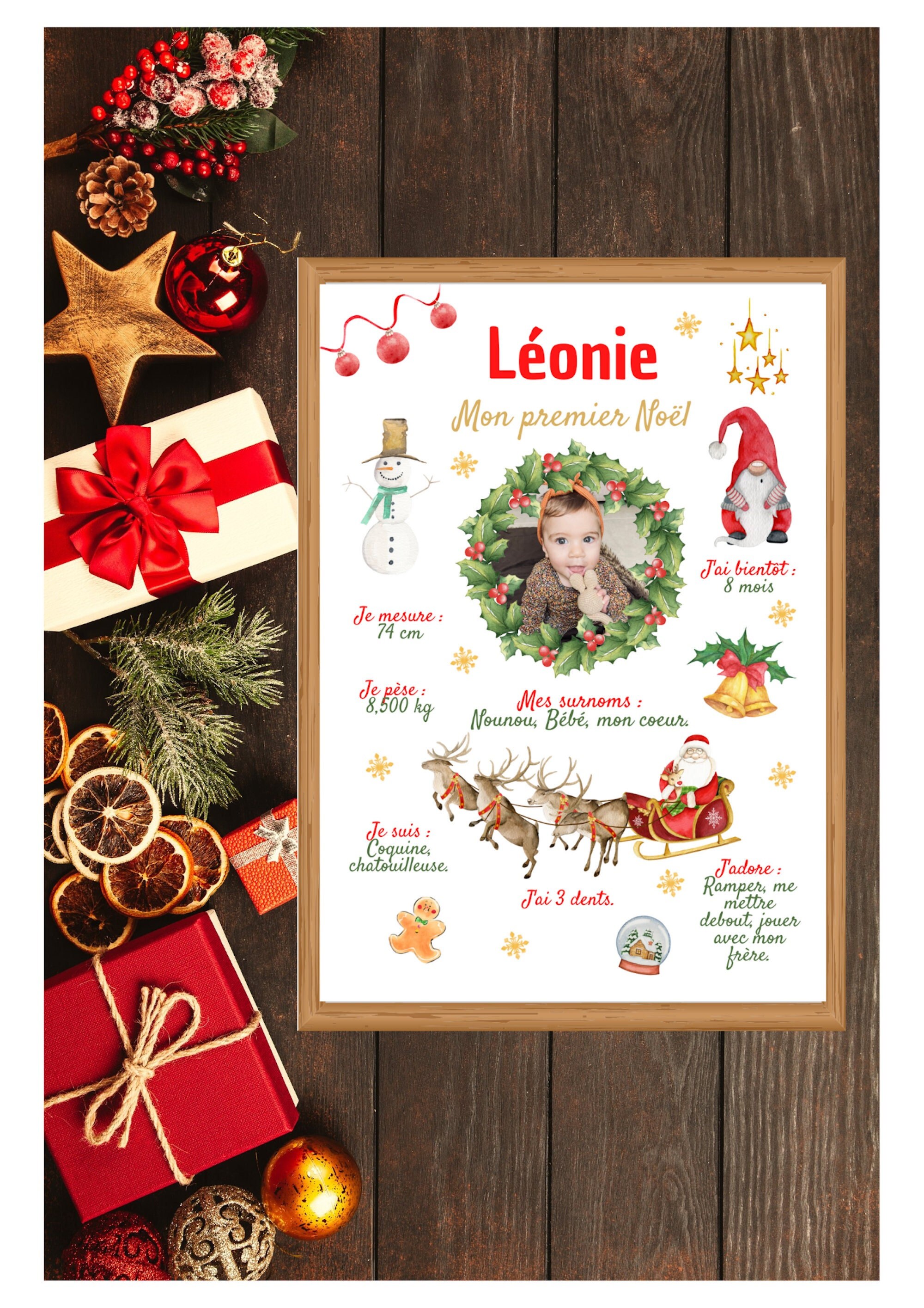 Affiche Mon Premier Noël