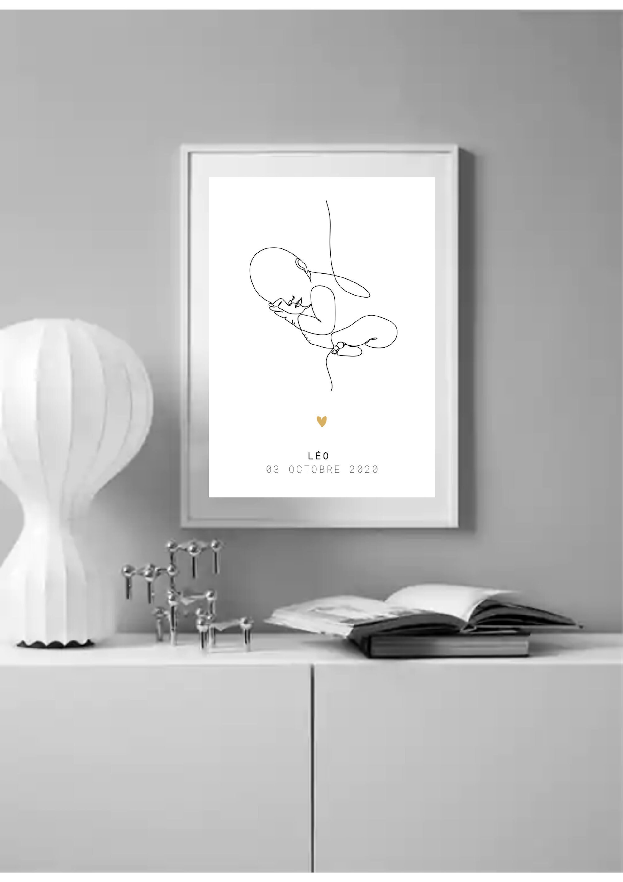 Affiche Bébé Single Line