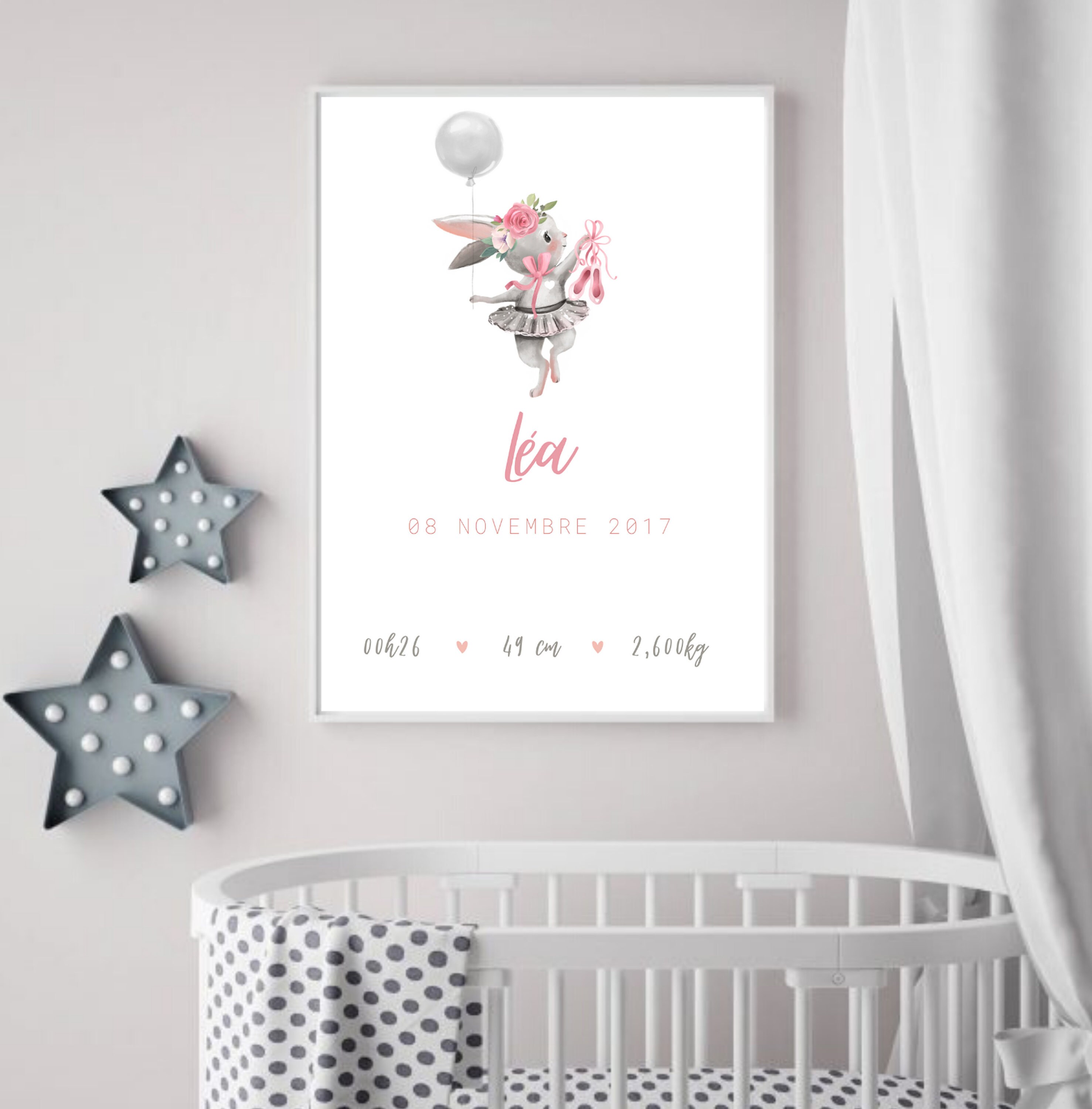 Affiche Lapine Ballerine