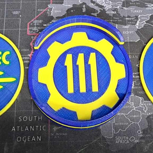 fallout costers 3d printed fan art