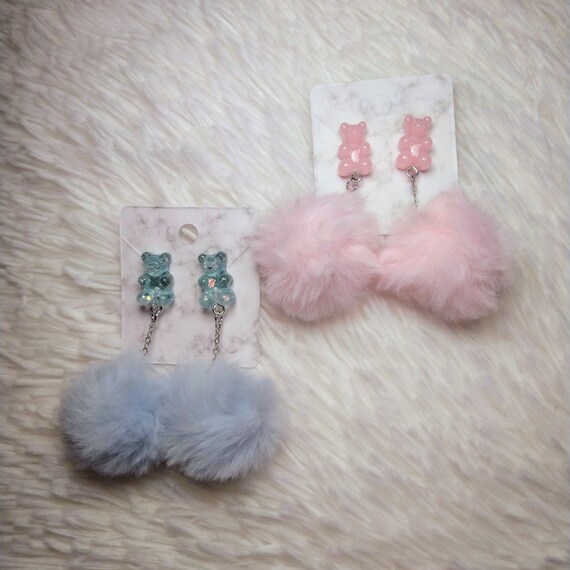 Etsy pom store pom earrings