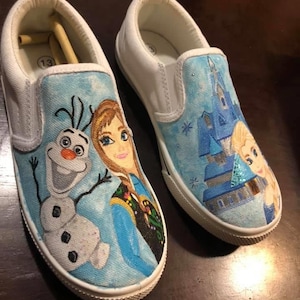 Handpainted Kids Disney Shoes