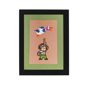 Entenjagd Kid Kreuzstich 5x7 Karte