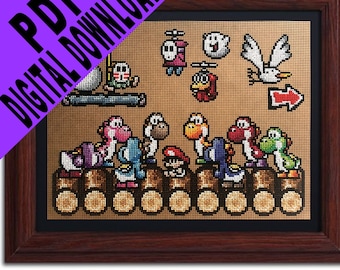 スーパーマリオ ヨッシーアイランド ピンバッジ 95年☆ヨッシーアイランドハンカチ1P | ガラクタや ネバーランド