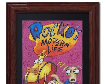 Rocko's Modern Life Cross Stitch