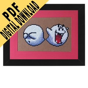 Padrão de ponto cruz Big Boo 5x7 cartão