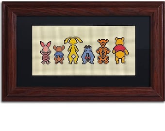 Winnie The Pooh Cross Stitch - MADE TO ORDER