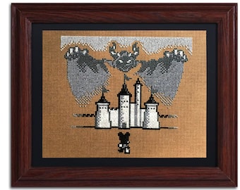 Mickey Enters the Castle Cross Stitch