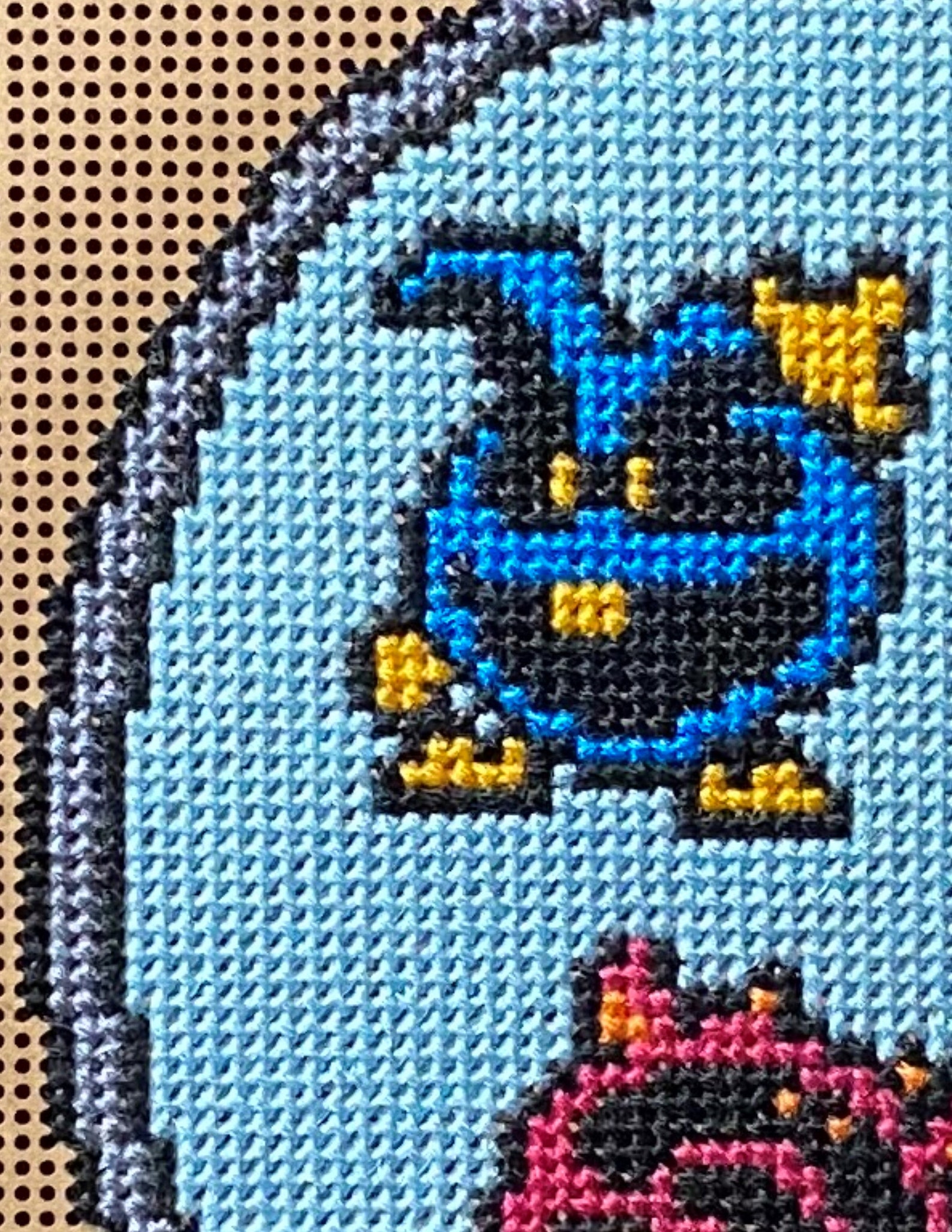 Dr Mario Magnifying Glass Cross Stitch MADE TO ORDER Etsy