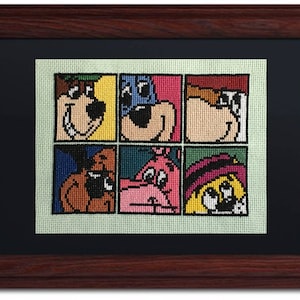 Hanna-Barbera Characters Cross Stitch (Aida)