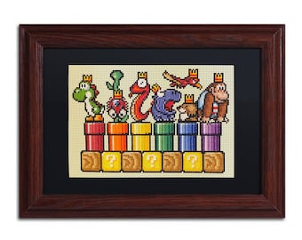 Super Mario 3, Kings Cross Stitch - MADE TO ORDER