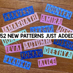 Personalized Name Bookmarks
