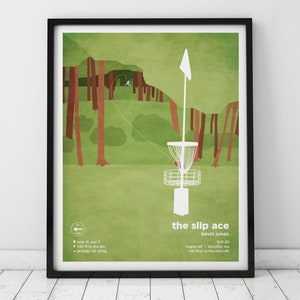 The Slip Ace, Disc Golf Print