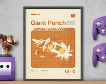 Smash Bros Moveset Series - DONKEY KONG / Giant Punch no.2