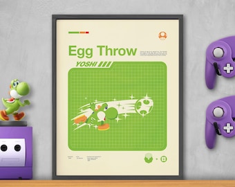 Smash Bros Moveset Series - YOSHI / EGG THROW no.5