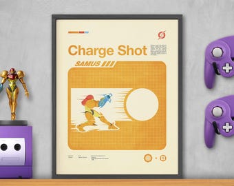 Smash Bros Moveset Series - SAMUS / CHARGE SHOT no.4