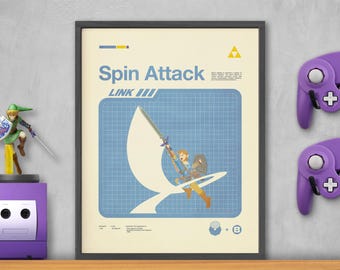 Smash Bros Moveset Series - LINK / SPIN ATTACK no.3