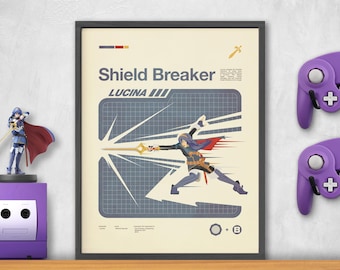 Smash Bros Moveset Series - LUCINA / SHIELD BREAKER no.21e