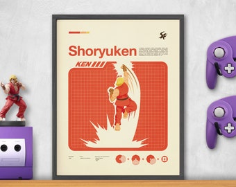 Smash Bros Moveset Series - KEN / SHORYUKEN no.60e