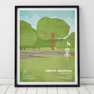 Nikko&#39;s Albatross, Disc Golf Print