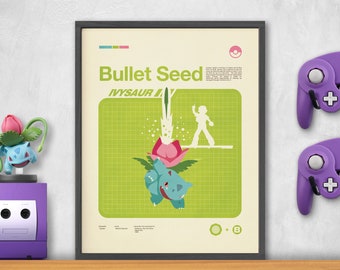 Smash Bros Moveset Series - IVYSAUR / BULLET SEED no.34