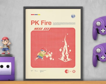 Smash Bros Moveset Series - NESS / PK FIRE no.11