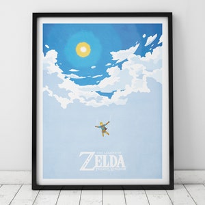 Zelda: Tears of the Kingdom - Take The Leap - Art Print (3 OPTIONS)