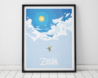 Zelda: Tears of the Kingdom - Take The Leap - Art Print (3 OPTIONS)
