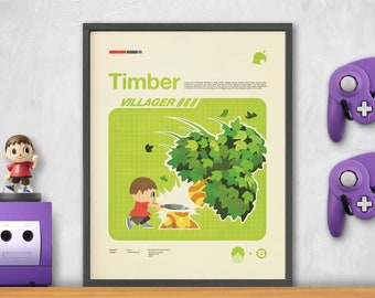 Smash Bros Moveset Series - VILLAGER / TIMBER no.45