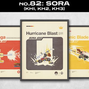 Serie de movimientos de Super Smash Bros: SORA n.° 82 (3 OPCIONES)