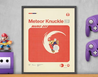 Smash Bros Moveset Series - MARIO / METEOR KNUCKLE no.1