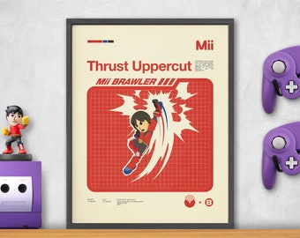 Smash Bros Moveset Series - Mii BRAWLER / THRUST UPPERCUT no.51