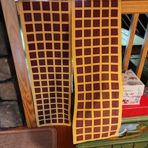 Handwoven Table Runners and Table Mat, Double Weave, 100% cotton, durable, reversible, easy care, bold blocks and stripes of color