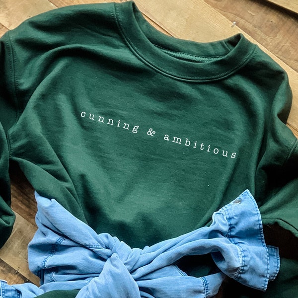 Cunning & Ambitious Unisex Crew Sweatshirt